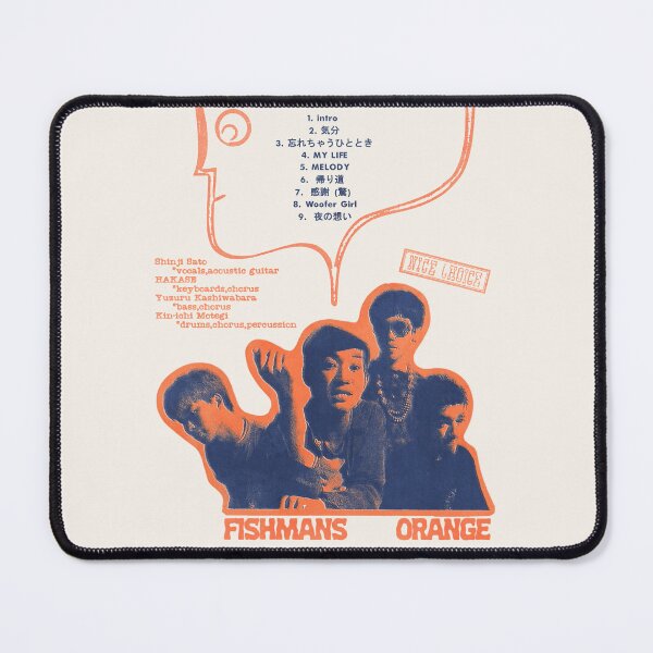 Item preview, Fishmans - Orange | Album Card (Black) designed and sold by theoralcollage.