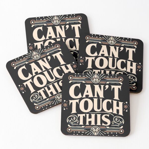 Item preview, Can't Touch This, typography, retro designed and sold by maxmaj.