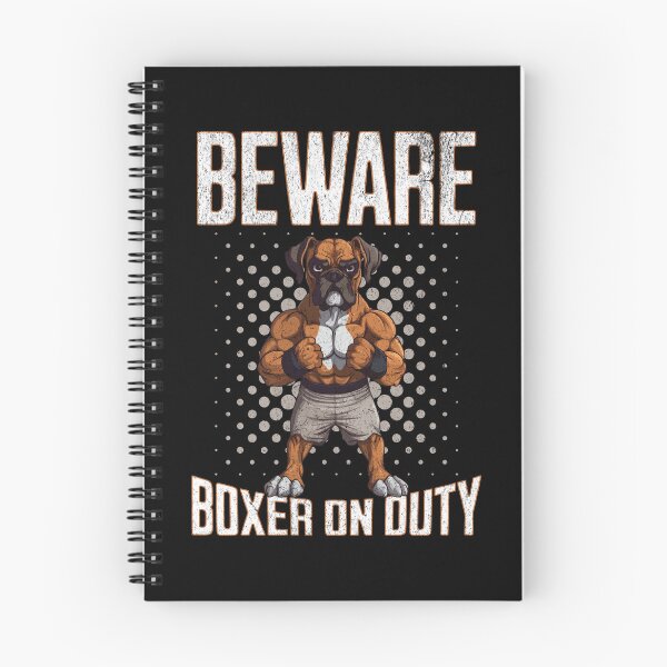 Item preview, Beware Boxer On Duty designed and sold by RockBeeDesigns.