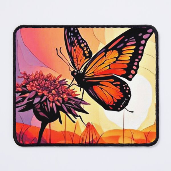Item preview, Monarch Butterfly on flower designed and sold by George Hutton Hunter.