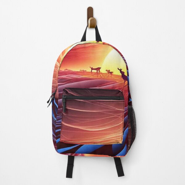 Item preview, Silhouetted Reindeer at sunset designed and sold by George Hutton Hunter.