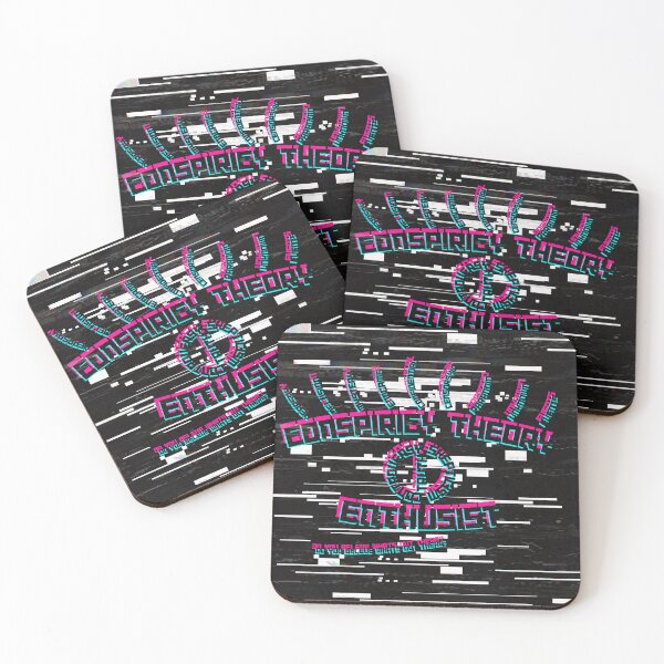 Item preview, Conspiracy Theory Enthusiast Glitched  designed and sold by WhiteCatGraphic.