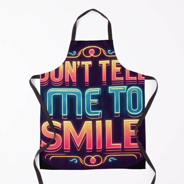 Item preview, Don't Tell Me To Smile, typography, retro designed and sold by maxmaj.