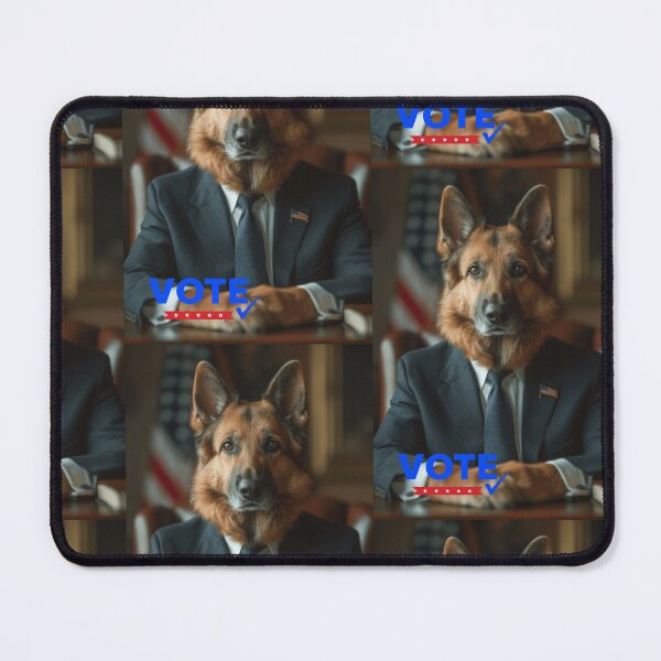 Item preview, Funny politician German Shepard, Cast Your Vote, elections 2024 designed and sold by Inimloovus.