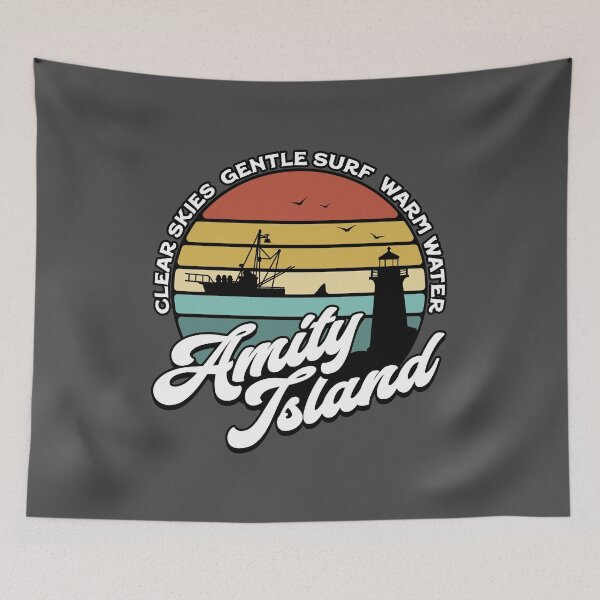 Item preview, Visit Amity Island designed and sold by ninthstreet.