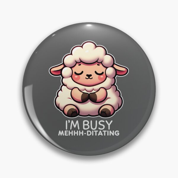 Item preview, I'm Busy Mehhh-ditating designed and sold by The magic  Yellow bus.