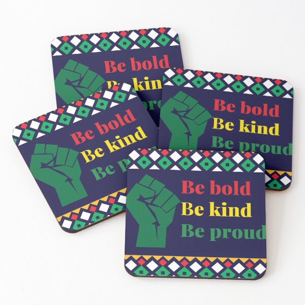 Item preview, Celebrate Excellence; Be bold, Be kind, Be proud: Black History Month Design for All Ages designed and sold by InkPrintables.