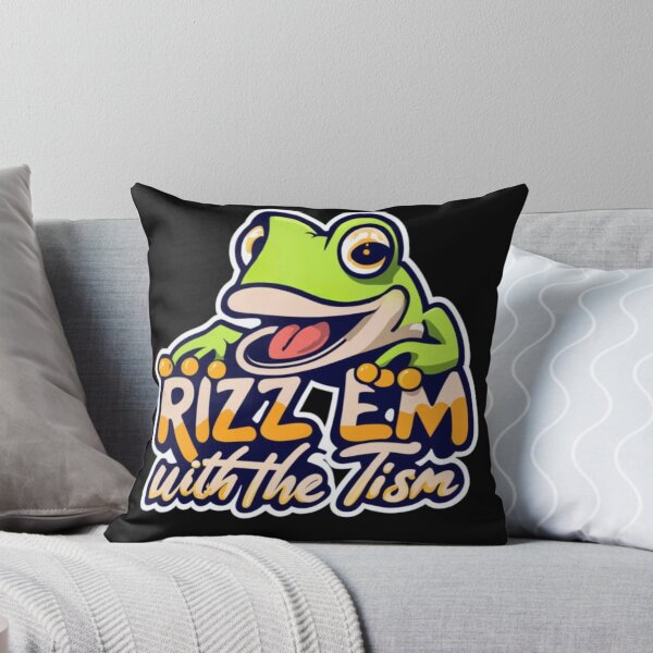 Item preview, funny frog rizz em with the tism graffiti style designed and sold by Pawel Oska.