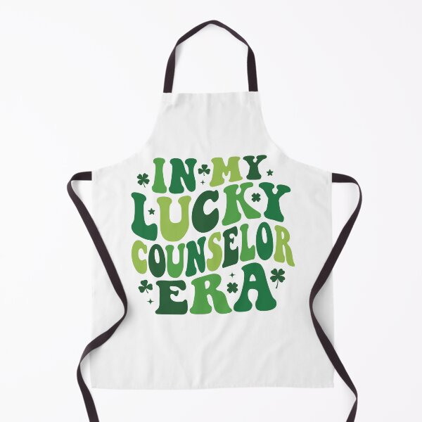 Item preview, Lucky School Counselor St Patrick's Day, Mental Health, Retro Shamrock Counselor designed and sold by behindthefacts.