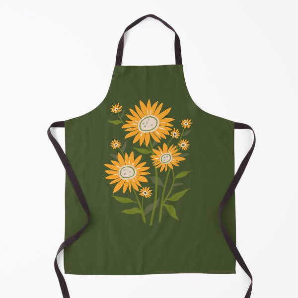 Item preview, Spring sunflower in dark green designed and sold by Miss-Belle.