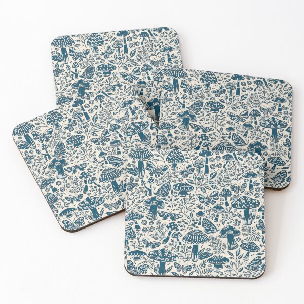 Item preview, Enchanted Forest Floor Navy Blue designed and sold by OzdeBayer.