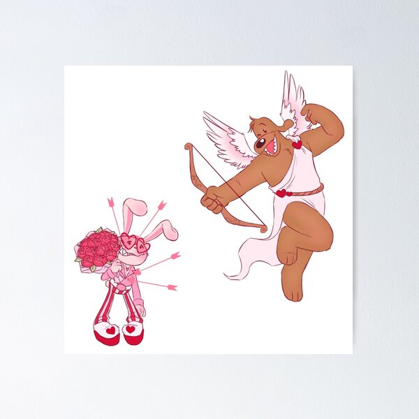 Item preview, Sam and Max Valentine's Day 2024 version 2  designed and sold by luckyclover7.
