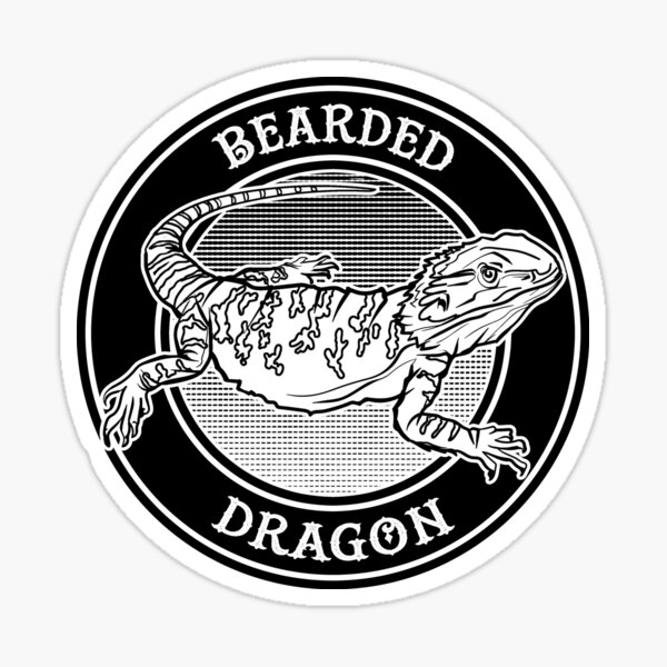 Item preview, Bearded Dragon Tattoo Style Reptile Keeper Beardie Owner designed and sold by JRRTs.