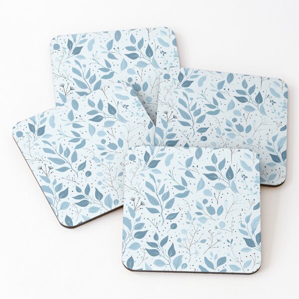Item preview, Blue flower pattern designed and sold by TrPatternLab.
