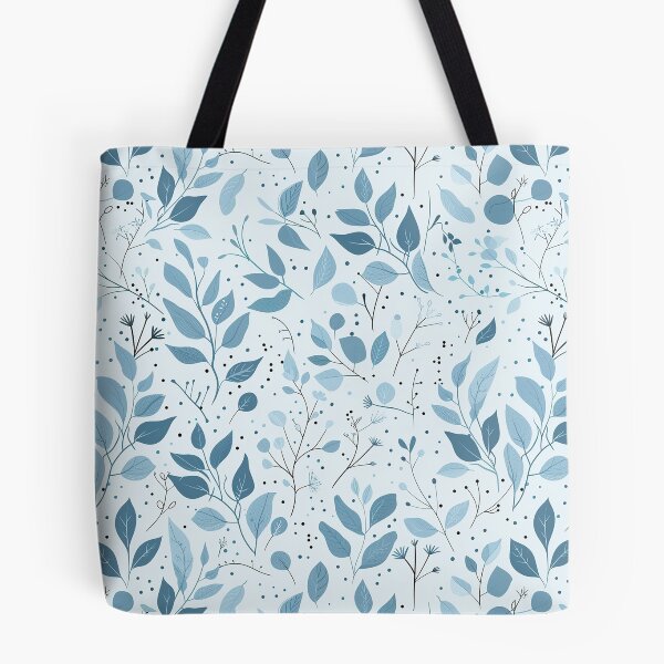 Item preview, Blue flower pattern designed and sold by TrPatternLab.