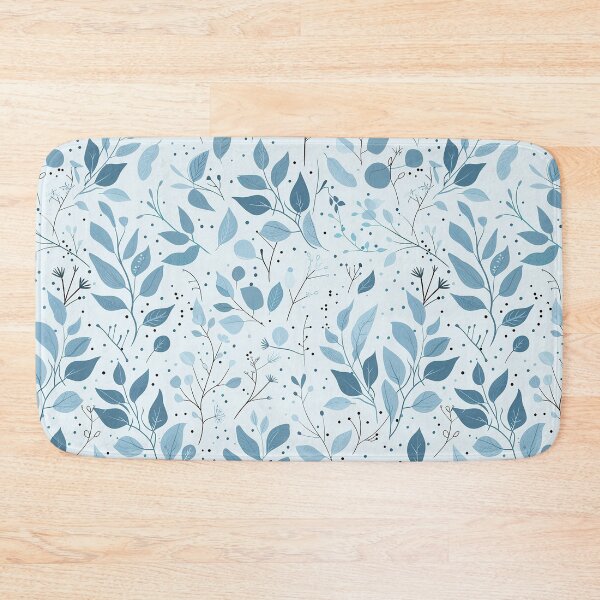 Item preview, Blue flower pattern designed and sold by TrPatternLab.
