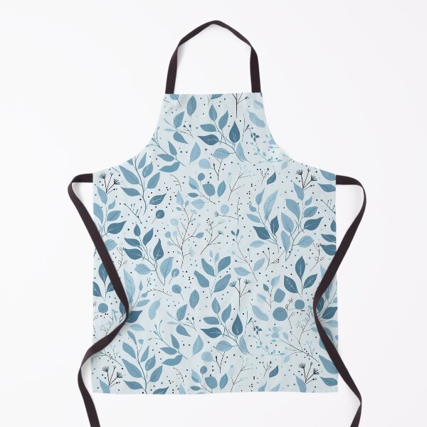 Item preview, Blue flower pattern designed and sold by TrPatternLab.