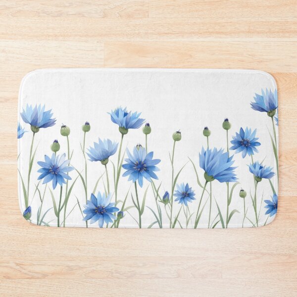 Item preview, cornflower pattern designed and sold by FlowersColorful.