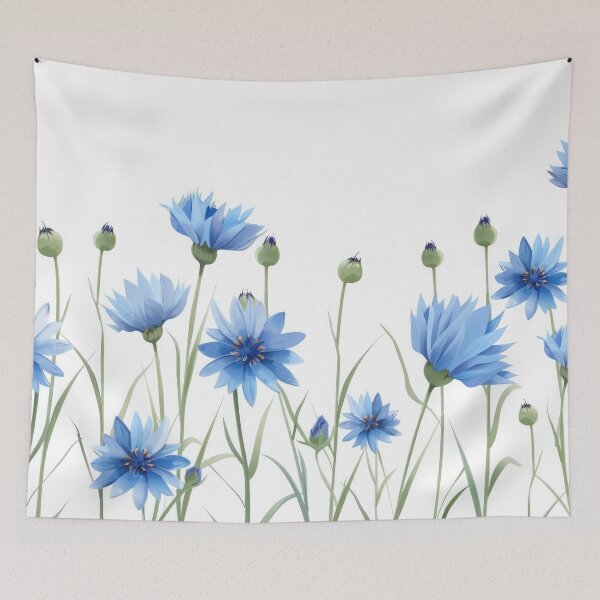 Item preview, cornflower pattern designed and sold by FlowersColorful.