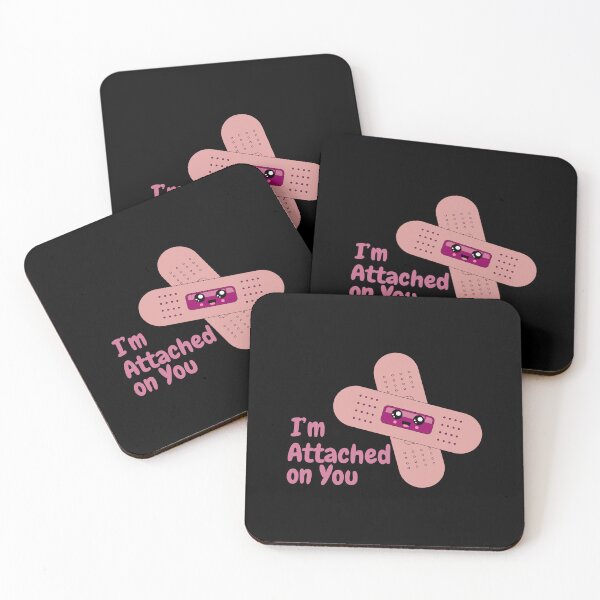Item preview, Funny Adhesive Affection Im Attached On you designed and sold by MotivaChic.