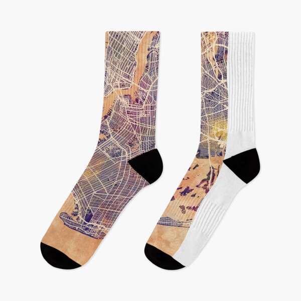 Item preview, Brooklyn New York City Street Map designed and sold by ArtPrints.