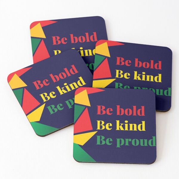 Item preview, Be bold, Be kind, Be proud: Black History Month Design for All Ages designed and sold by InkPrintables.