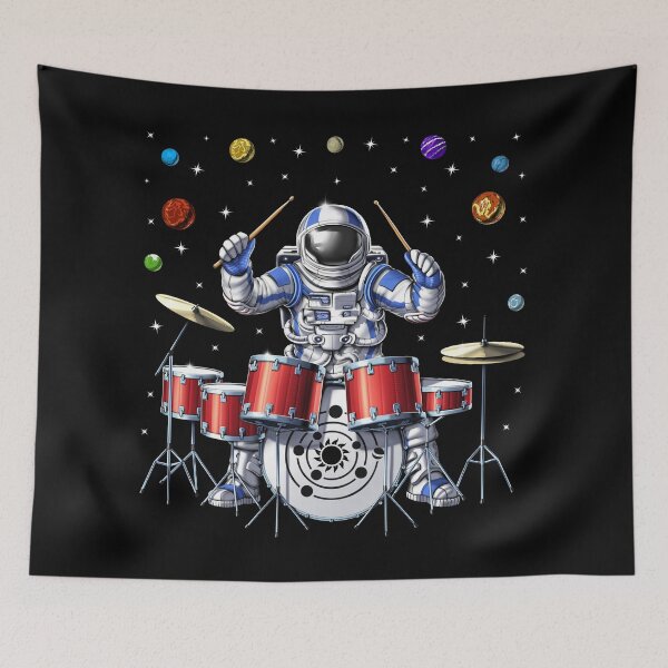 Item preview, Astronaut Drummer designed and sold by underheaven.