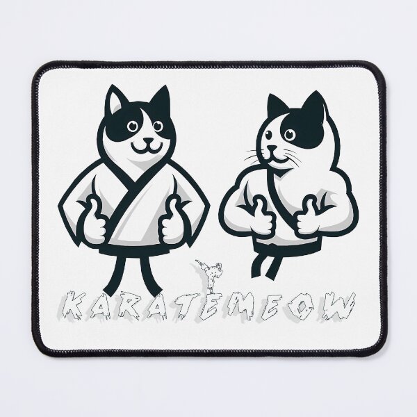 Item preview, Funny Karate kitty's Karatemeow martial Graphic Karatist designed and sold by Glitch Core.