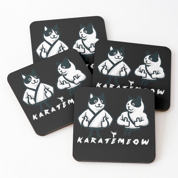 Item preview, Funny Karate kitty's Karatemeow martial Graphic Karatist designed and sold by Glitch Core.