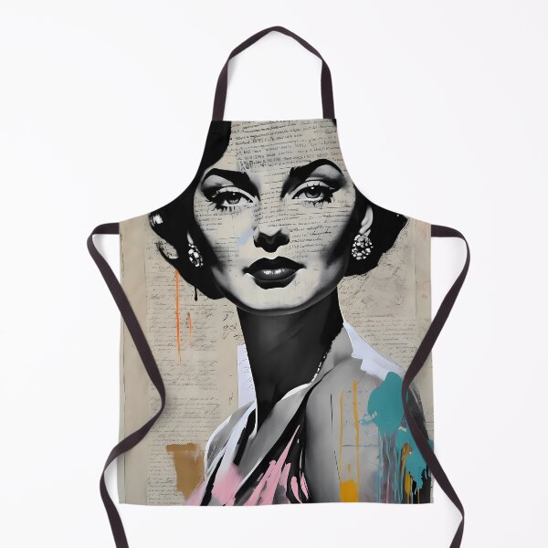 Item preview, Collage woman on newspaper designed and sold by Working-Woman.
