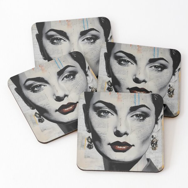 Item preview, Collage woman on newspaper designed and sold by Working-Woman.