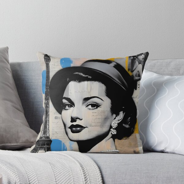 Item preview, Collage woman on newspaper designed and sold by Working-Woman.