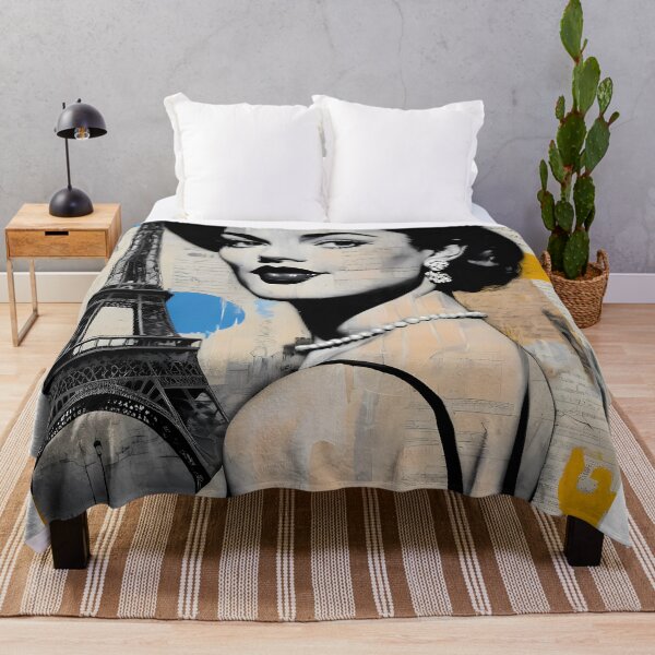 Item preview, Collage woman on newspaper designed and sold by Working-Woman.