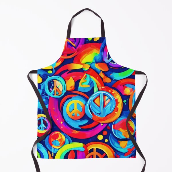 Item preview, Vibrant Harmony: Colorful Peace Logo Painting designed and sold by Health And Fitness Posts e-Store.