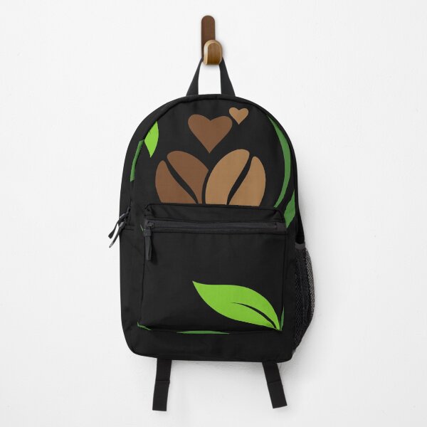 Item preview, Green leaf and coffee beans-ecology nature designed and sold by Blue Eye.
