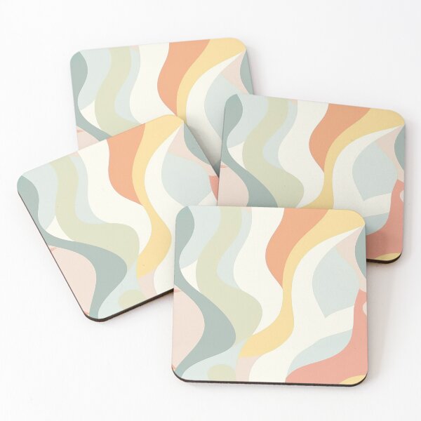 Item preview, Pastel wave pattern designed and sold by TrPatternLab.