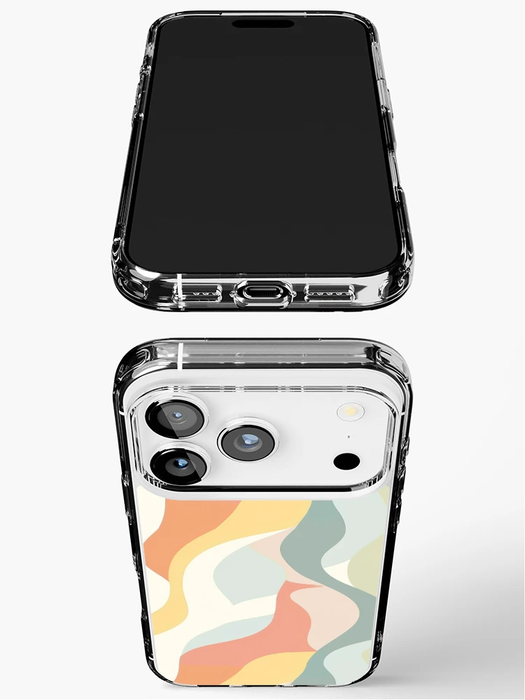 Thumbnail 3 of 5, iPhone Case, Pastel wave pattern designed and sold by TrPatternLab.