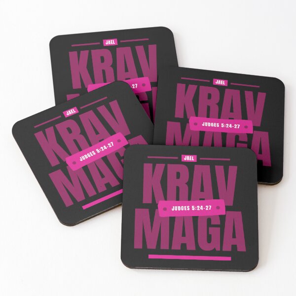 Item preview, Jael - Krav Maga for Women - Judges 5:24-27 - Dark Pink designed and sold by printthisslogan.