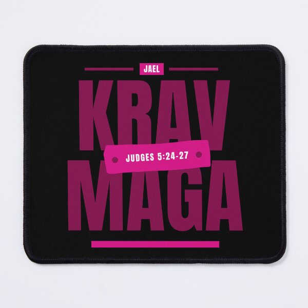Item preview, Jael - Krav Maga for Women - Judges 5:24-27 - Dark Pink designed and sold by printthisslogan.