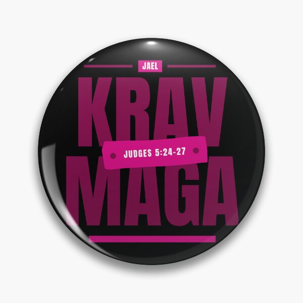 Item preview, Jael - Krav Maga for Women - Judges 5:24-27 - Dark Pink designed and sold by printthisslogan.