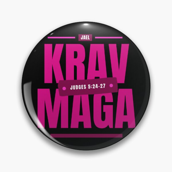 Item preview, Jael - Krav Maga for Women - Judges 5:24-27 - Hot Pink designed and sold by printthisslogan.