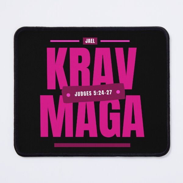 Item preview, Jael - Krav Maga for Women - Judges 5:24-27 - Hot Pink designed and sold by printthisslogan.