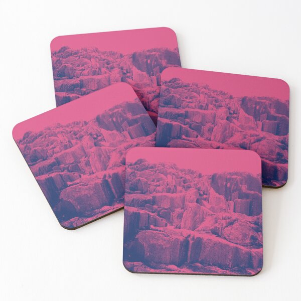 Item preview, Basalt Beach Pink and Purple Tones - Photograph designed and sold by jolabrese.