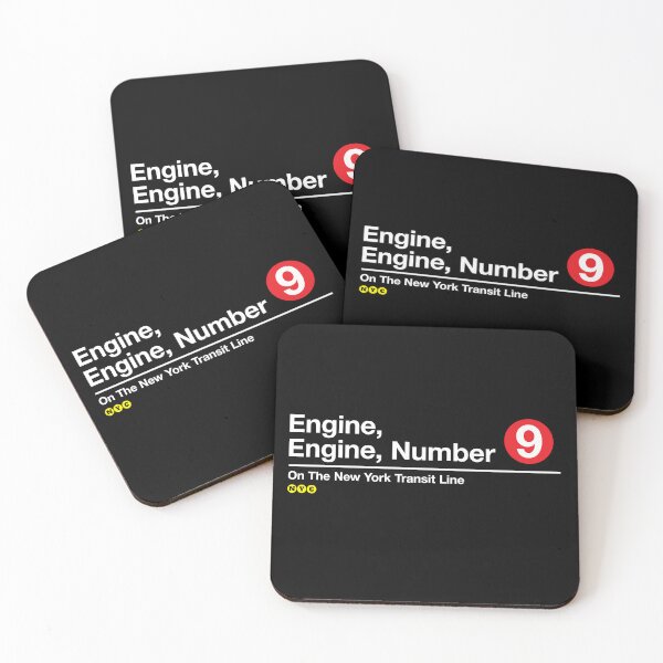 Item preview, Engine, Engine, #9  designed and sold by NYC  Subway Styles.