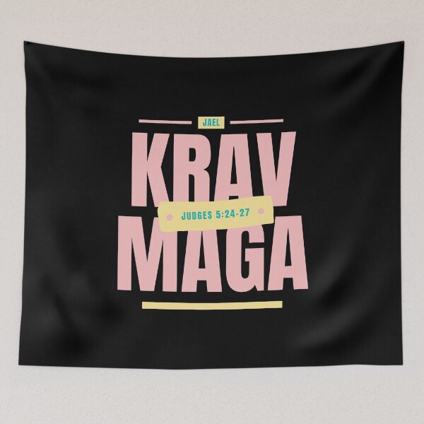 Item preview, Jael - Krav Maga for Women - Judges 5:24-27 - Peach designed and sold by printthisslogan.