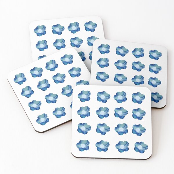 Item preview, Blue shade watercolor flowers designed and sold by Jordananne11.