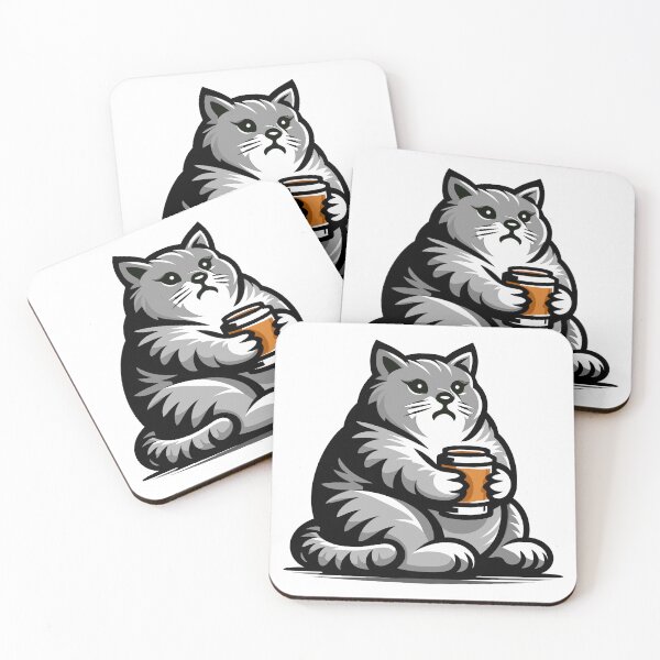 Item preview, Cat with Coffee designed and sold by WilliamSRamsey.