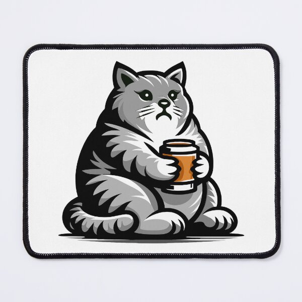 Item preview, Cat with Coffee designed and sold by WilliamSRamsey.