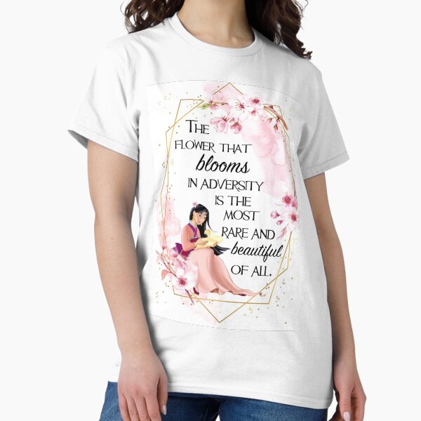 Item preview, Mulan- The Flower That Blooms In Adversity quote designed and sold by MorganBroadhead.