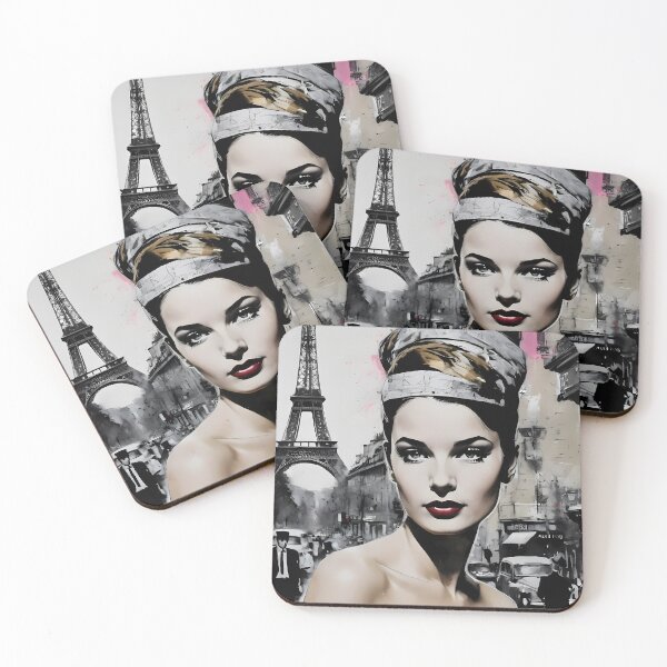 Item preview, Collage woman on newspaper designed and sold by Working-Woman.